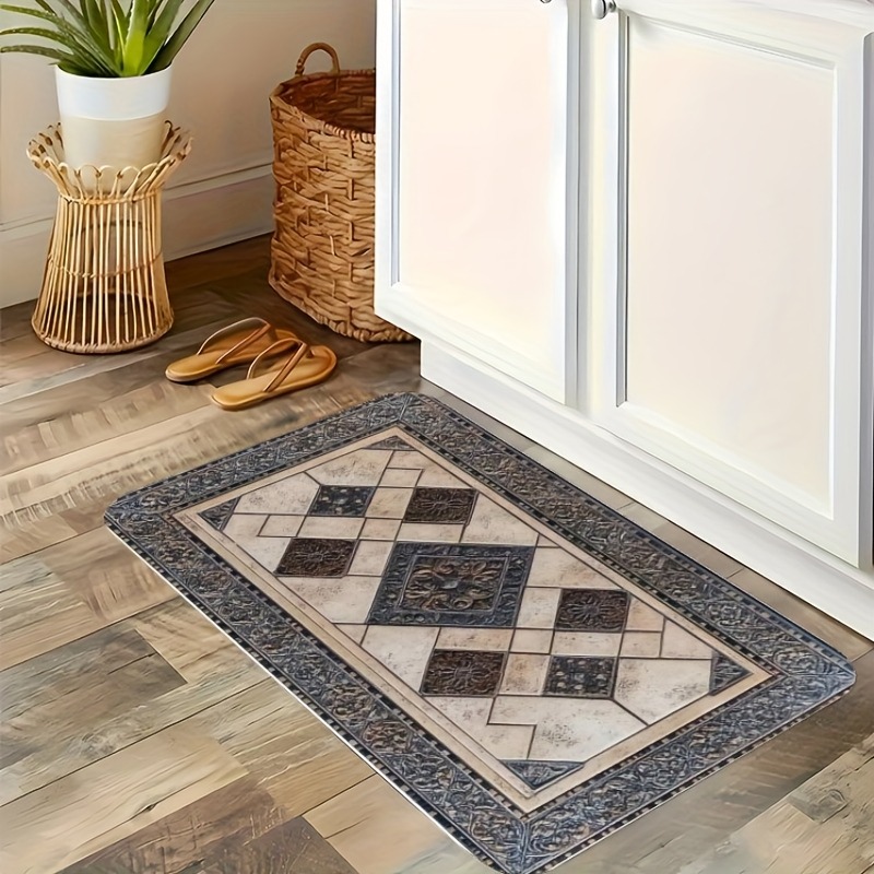 Home Bathroom Tiles Design - 1 قطعة بلاط الأرضيات المطبخ البساط