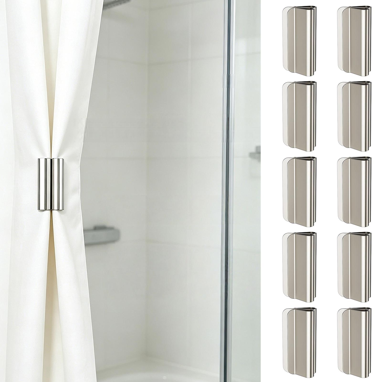 Home Hardware Bathroom Lighting - 10 قطع من مشابك الستائر المغناطيسية