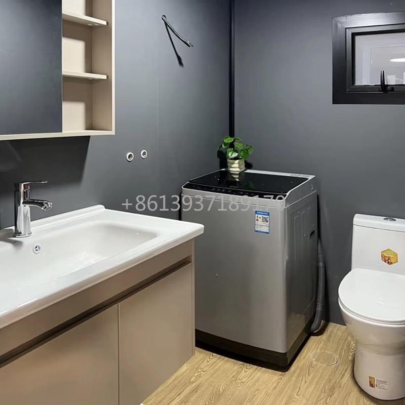 Tiny Home Bathroom Layout - منزل حاوية جاهز للمنزل الصغير قابل