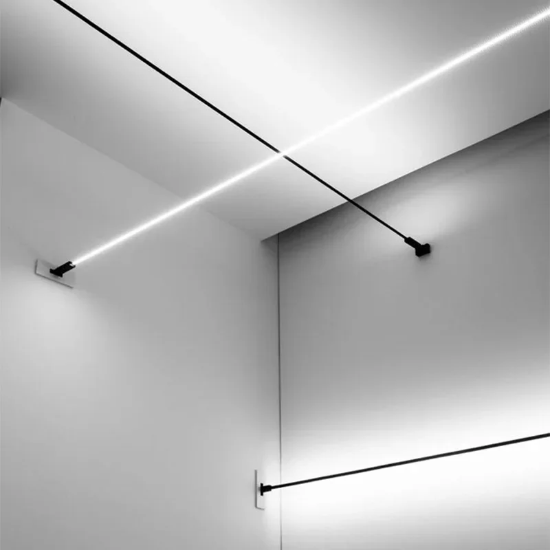 Home Bathroom Lighting Design - مصباح جداري بتصميم شريطي بسيط على