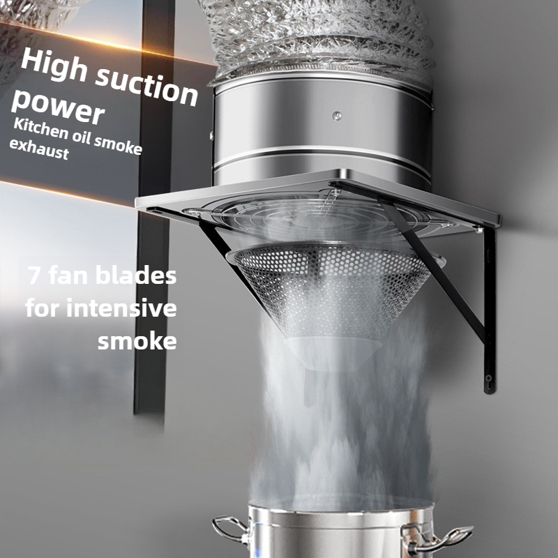 Home Bathroom Vent - 6/8 بوصة النازع مروحة تهوية العادم