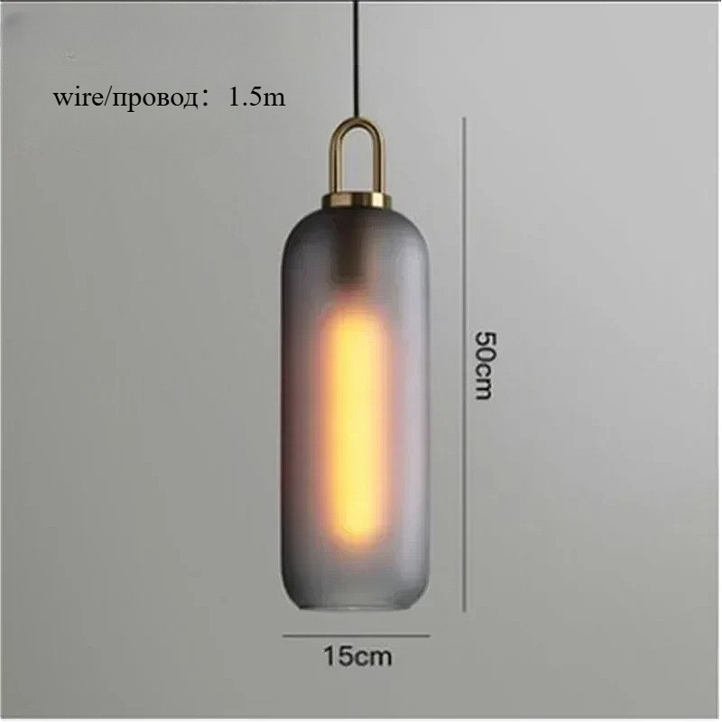 مصباح معلق LED أسود بتصميم فني - مراجعة Home Bathroom Lighting Design وسعره