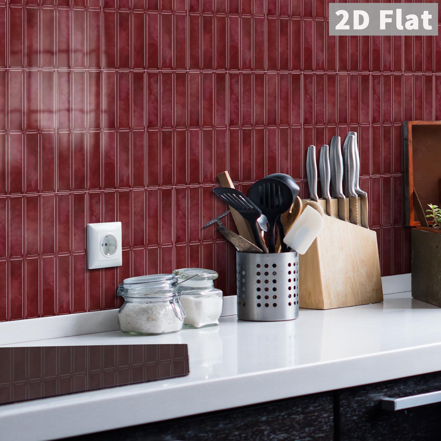 14 قطعة من ملصقات الحائط البلا - مراجعة Home Bathroom Tiles Design وسعره