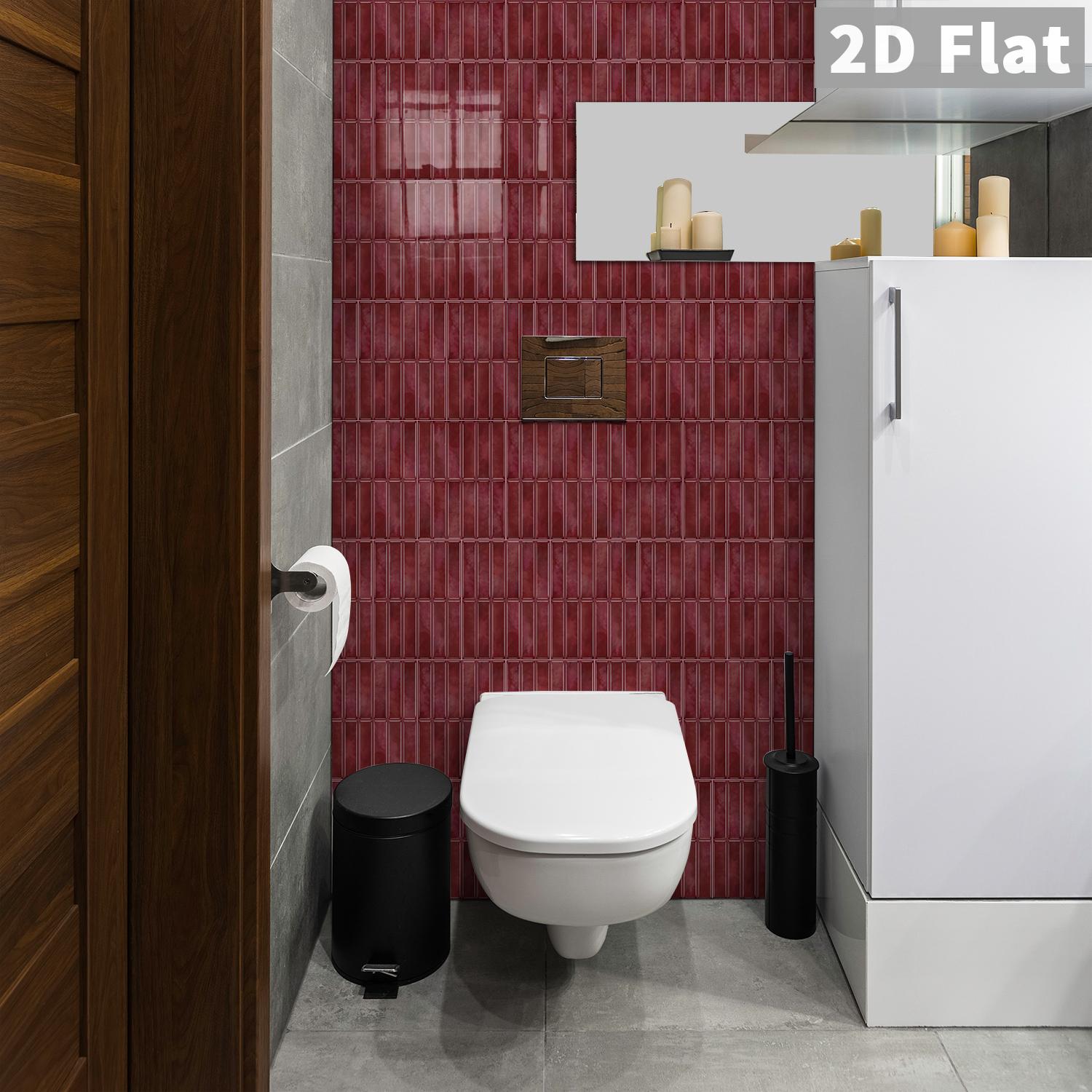 14 قطعة من ملصقات الحائط البلا - مراجعة Home Bathroom Tiles Design وسعره
