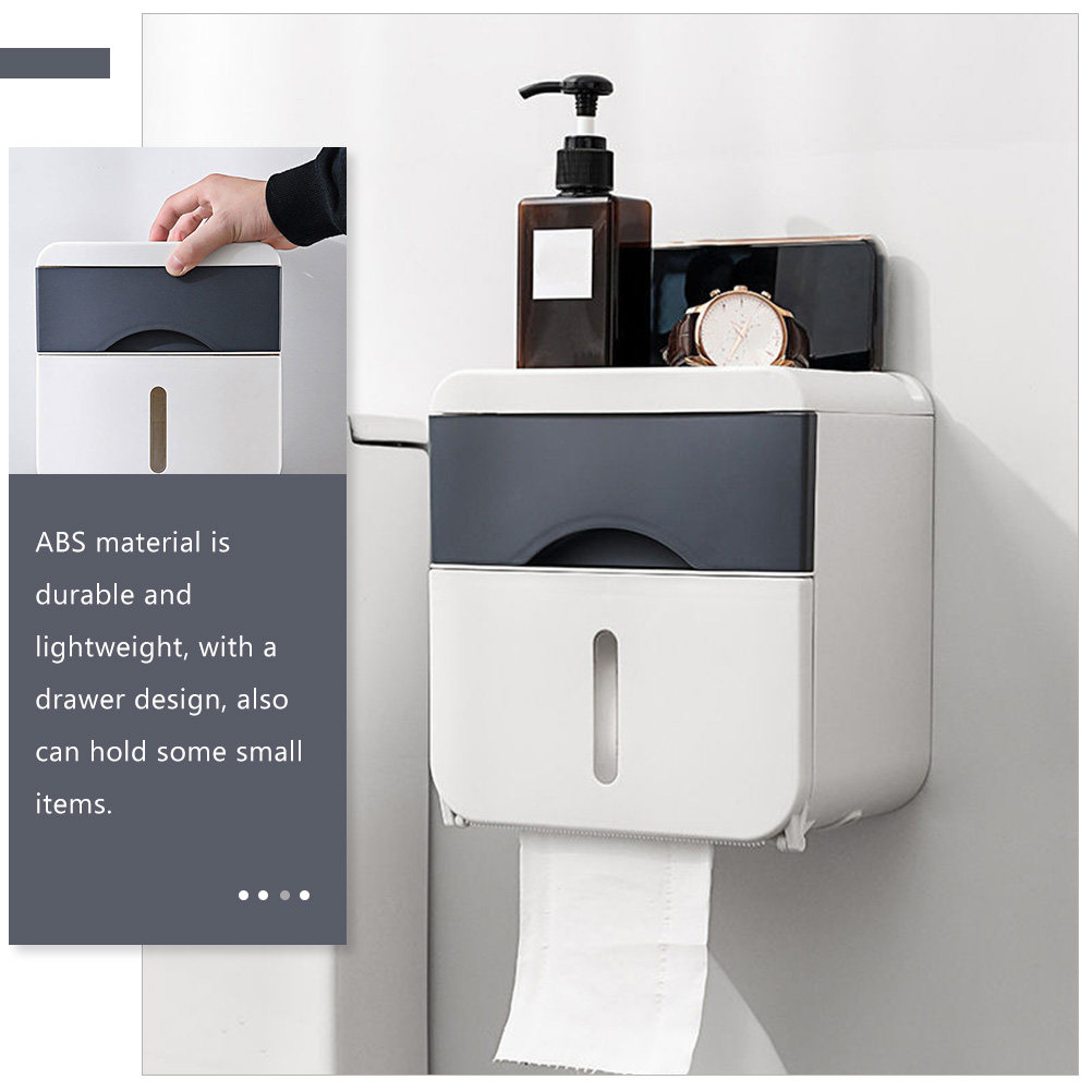 منظم حمام عصري، صندوق ورق توال - مراجعة Home Bathroom Organizer وسعره