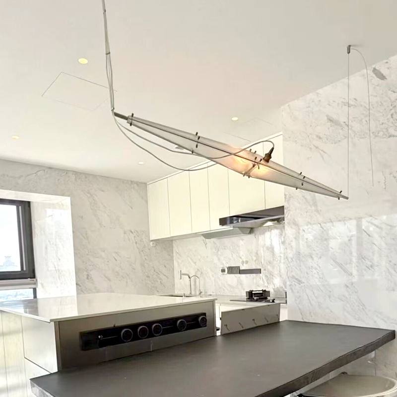 ثريا زجاجية LED بتصميم بسيط، إ - مراجعة Home Bathroom Lighting Design وسعره