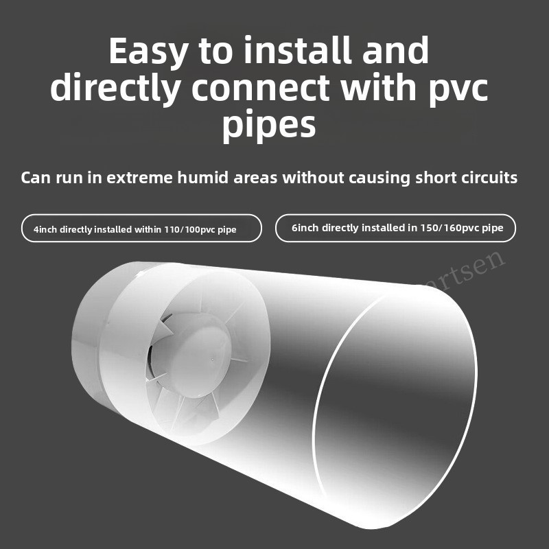 4/6 بوصة مضمنة قناة مروحة تهوي - مراجعة Home Bathroom Vent وسعره