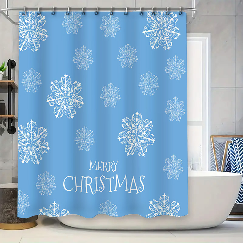 عيد الميلاد دش الستار ندفة الث - مراجعة Home Bathroom Ideas وسعره