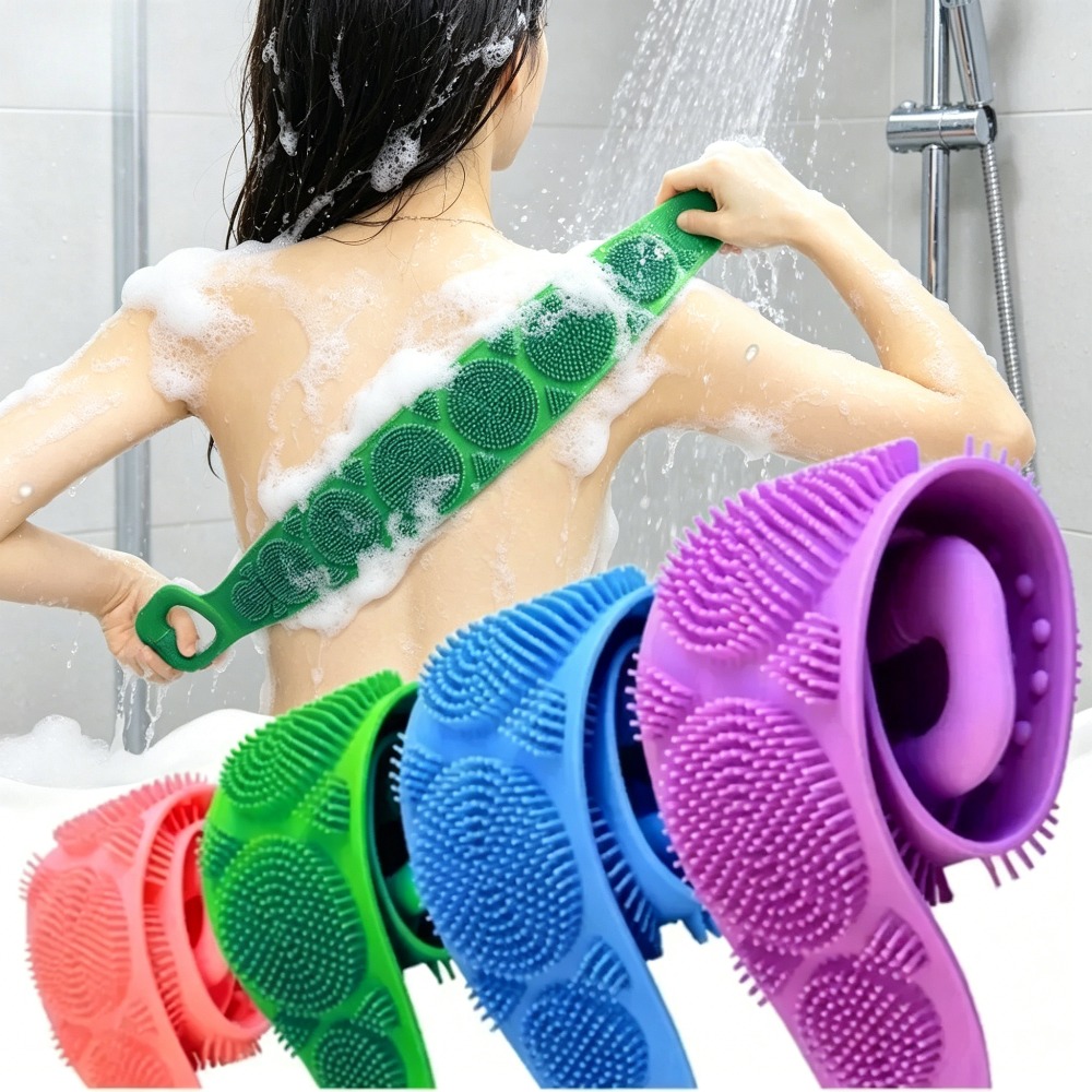 فرشاة ظهر سيليكون للحمام، حزام - مراجعة Home Bathroom Cleaning Machine وسعره