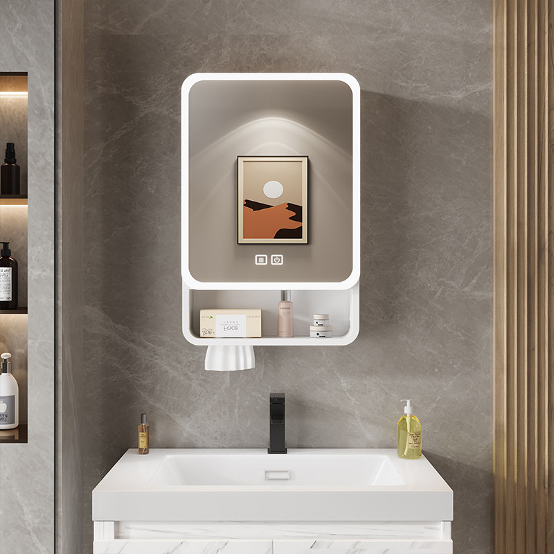 منظم مرآة لخزانة الحمام، أرفف  - مراجعة Home Bathroom Organizer وسعره
