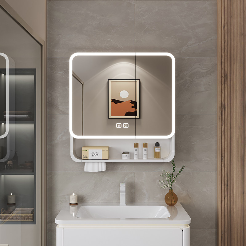 منظم مرآة لخزانة الحمام، أرفف  - مراجعة Home Bathroom Organizer وسعره