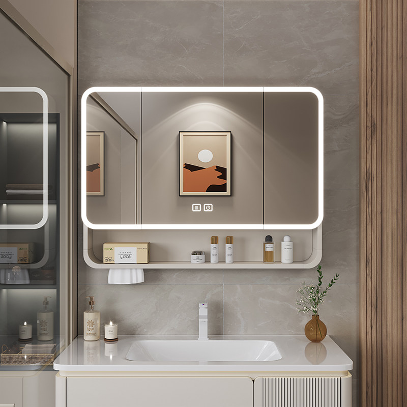 منظم مرآة لخزانة الحمام، أرفف  - مراجعة Home Bathroom Organizer وسعره