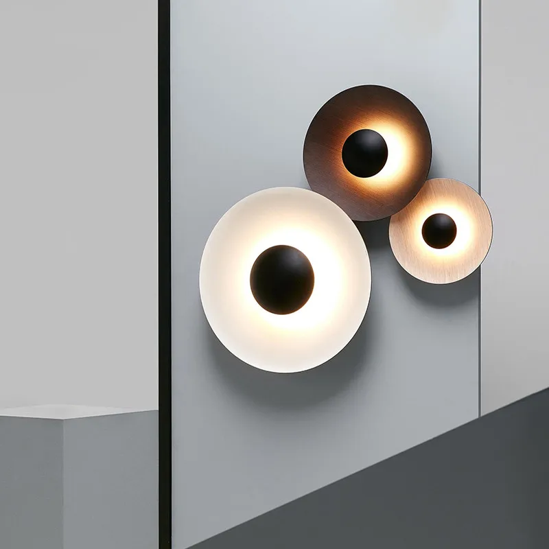 مصباح جداري مستدير اسكندنافي ، - مراجعة Home Bathroom Lighting Design وسعره
