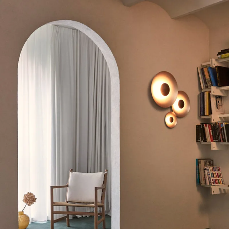 مصباح جداري مستدير اسكندنافي ، - مراجعة Home Bathroom Lighting Design وسعره
