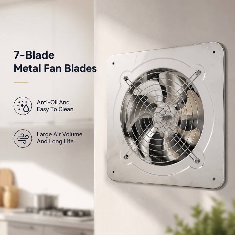 مروحة شفط عالية السرعة 6 و 8 ب - مراجعة Home Bathroom Vent وسعره