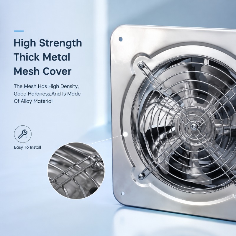 مروحة شفط عالية السرعة 6 و 8 ب - مراجعة Home Bathroom Vent وسعره