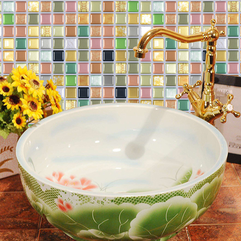 ثلاثية الأبعاد فسيفساء جدار جد - مراجعة Home Bathroom Tiles Design وسعره