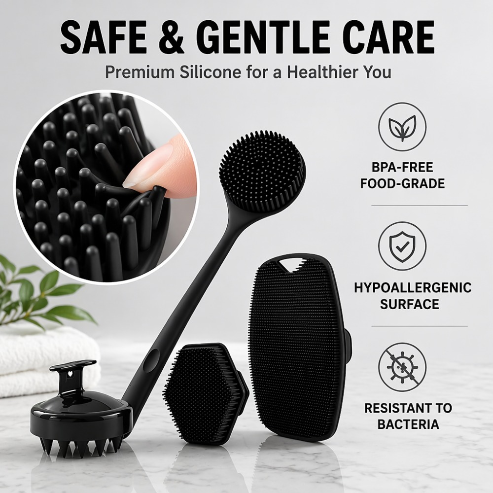 مجموعة من 4 قطع فرشاة تقشير سي - مراجعة Home Bathroom Cleaning Machine وسعره