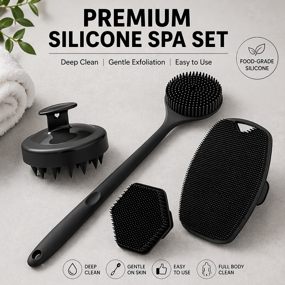 مجموعة من 4 قطع فرشاة تقشير سي - مراجعة Home Bathroom Cleaning Machine وسعره