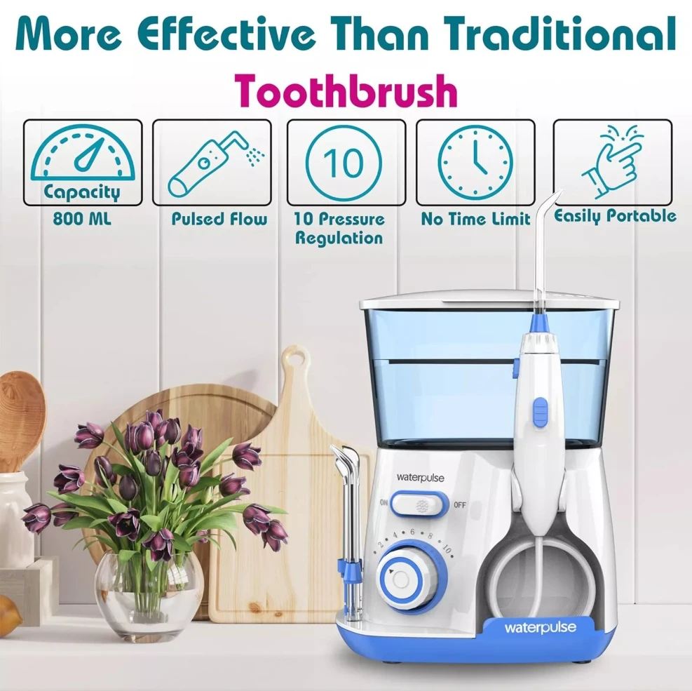 جهاز تنظيف الأسنان بالماء الكه - مراجعة Home Bathroom Cleaning Machine وسعره