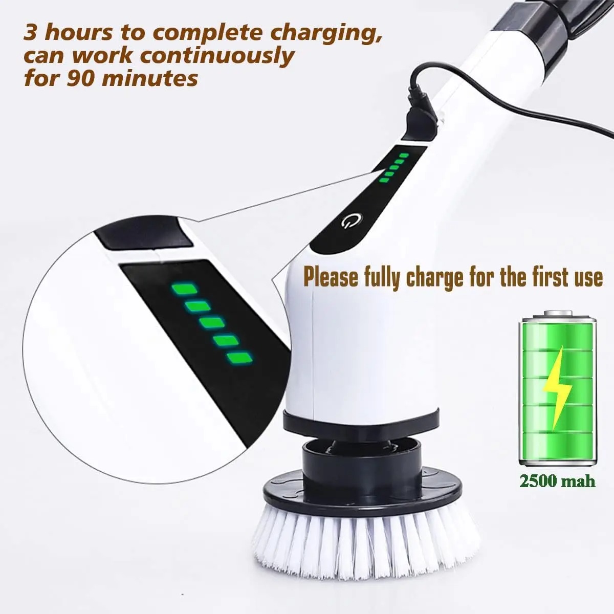فرشاة تنظيف كهربائية لاسلكية م - مراجعة Home Bathroom Cleaning Machine وسعره