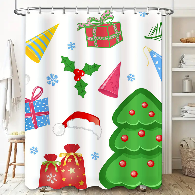 TU دش الستار عيد الميلاد الغاب - مراجعة Home Bathroom Ideas وسعره