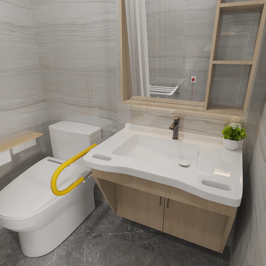 خزانة حمام لكبار السن، خزانة ح - مراجعة Home Bathroom Remodel وسعره