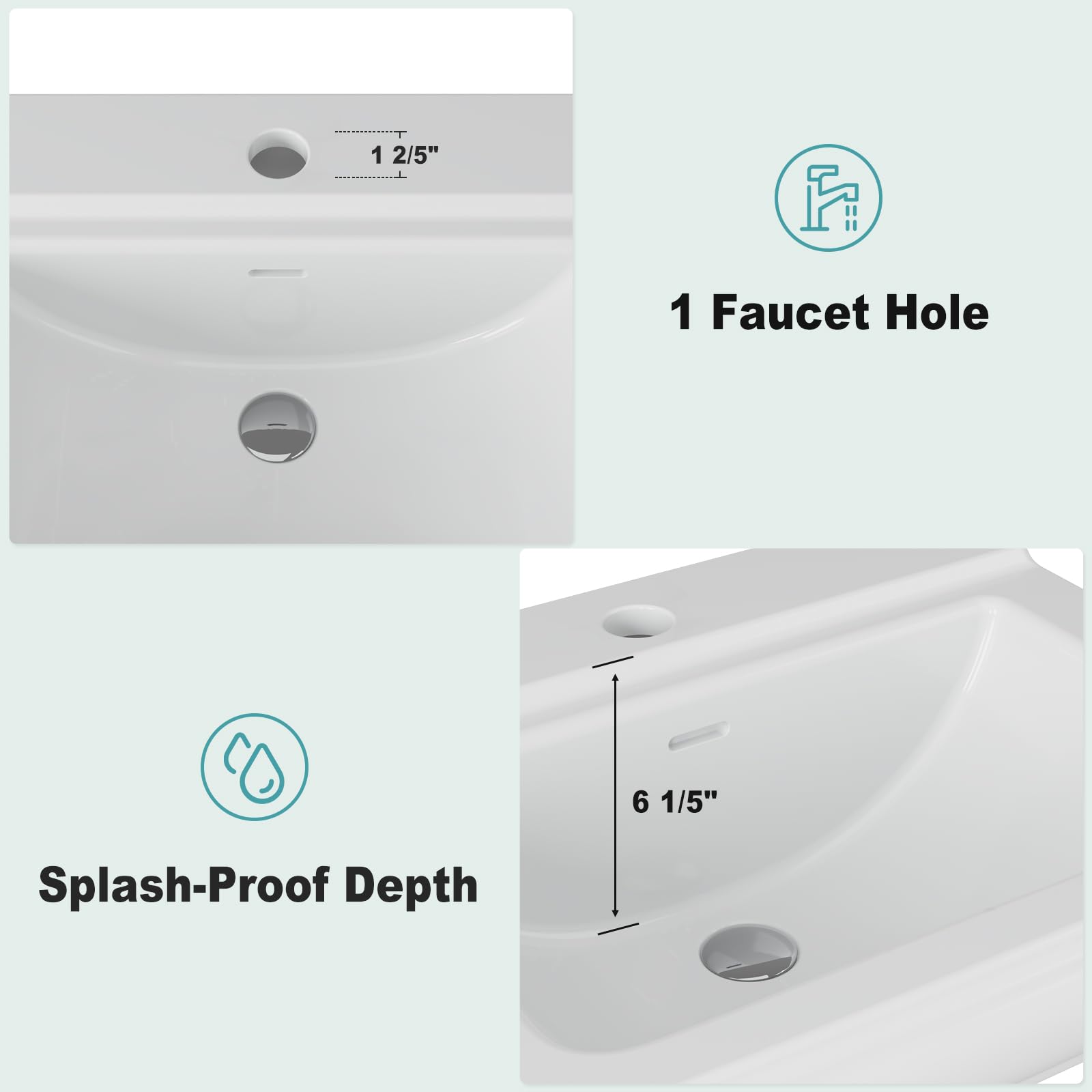 حوض حمام مربع من السيراميك مع  - مراجعة Home Bathroom Remodel وسعره