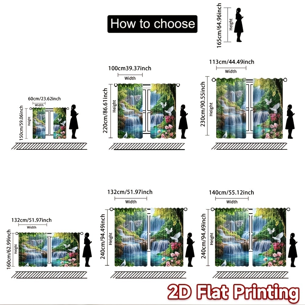 طقم ستائر مكون من قطعتين بتصمي - مراجعة Home Bathroom Plan وسعره