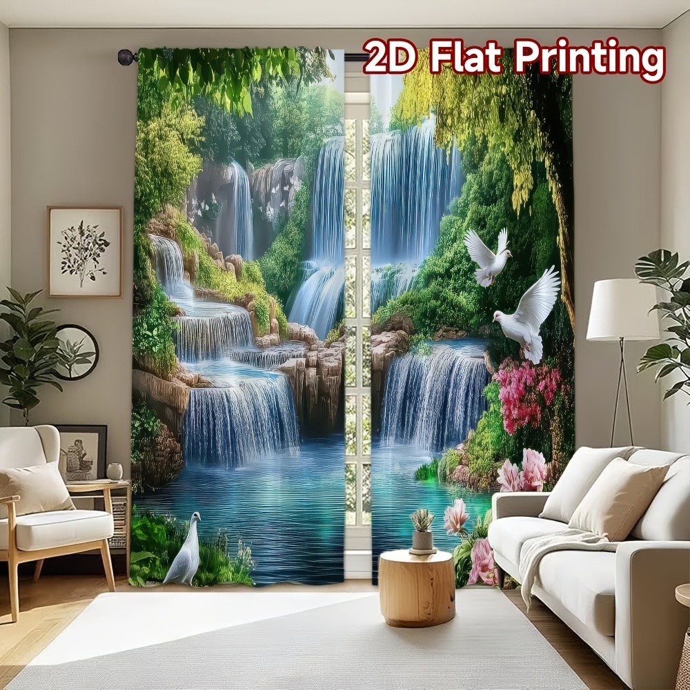 طقم ستائر مكون من قطعتين بتصمي - مراجعة Home Bathroom Plan وسعره