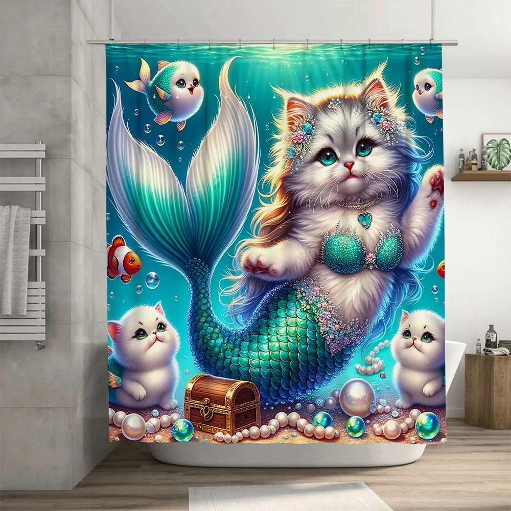 ستارة الدش حورية البحر القط ذي - مراجعة Home Bathroom Ideas وسعره