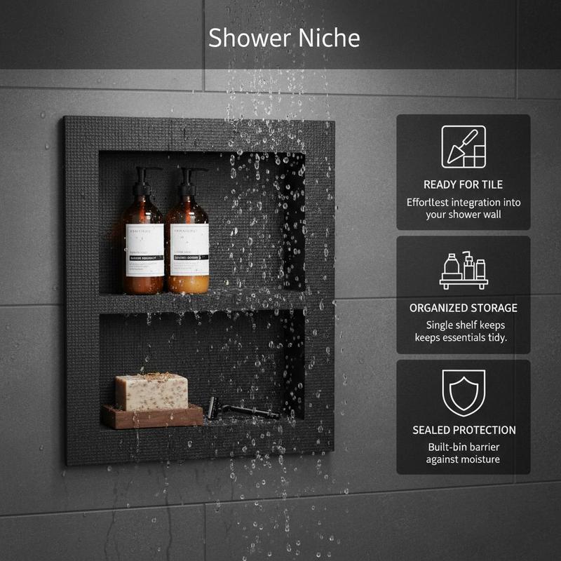 رف حائط قابل للتركيب مقاس 16 × - مراجعة Home Bathroom Remodel وسعره