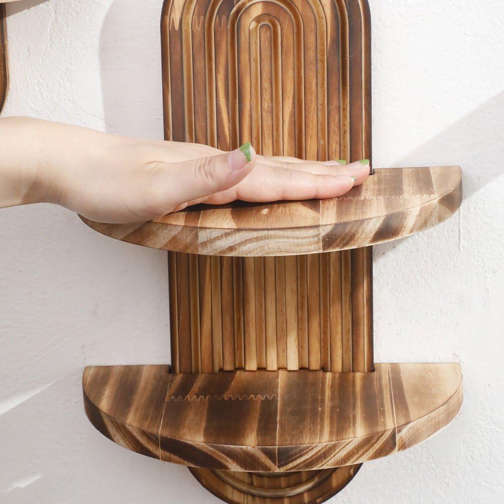رف جداري بوهيمي معلق بتصميم قو - مراجعة Home Bathroom Organizer وسعره