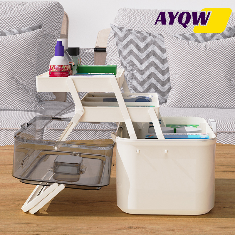 صندوق تخزين أدوية كبير السعة ب - مراجعة Home Bathroom Organizer وسعره