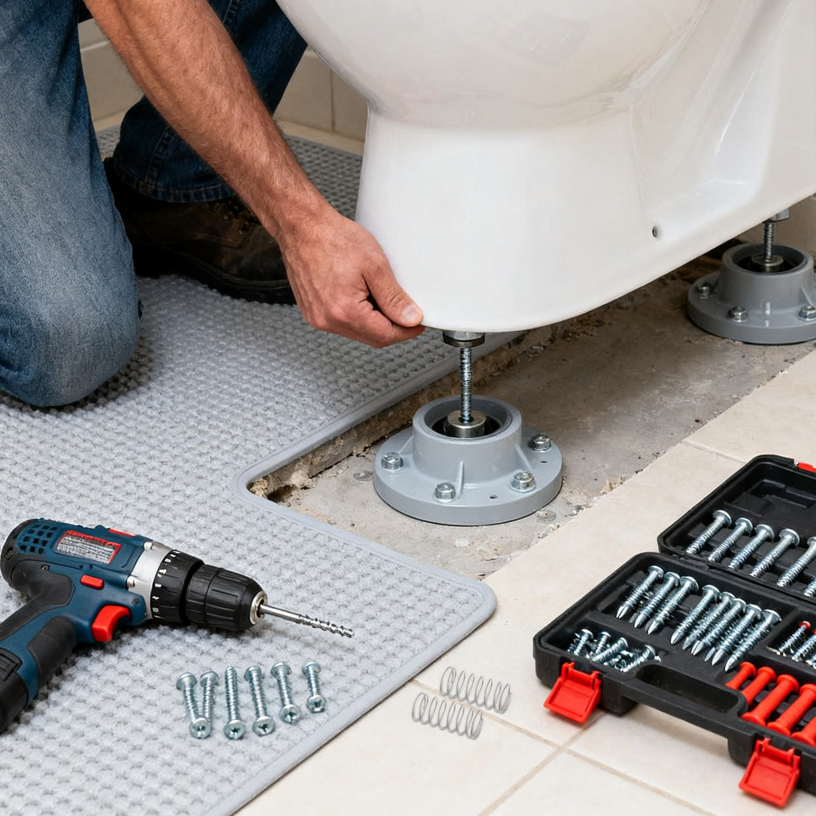 20 قطعة زنبرك ضغط عالمي من الف - مراجعة Home Bathroom Repair وسعره
