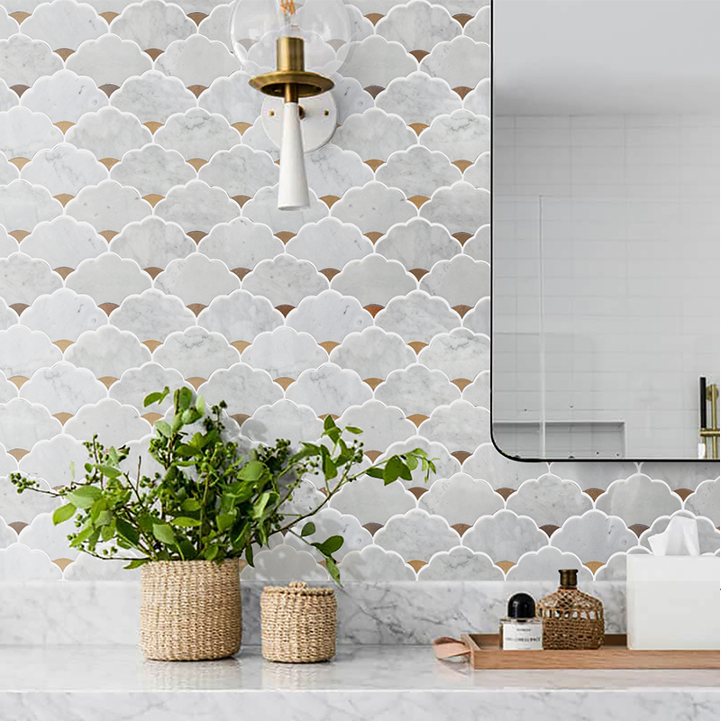 بلاط فسيفساء رخامي من الحجر ال - مراجعة Home Bathroom Tiles Design وسعره