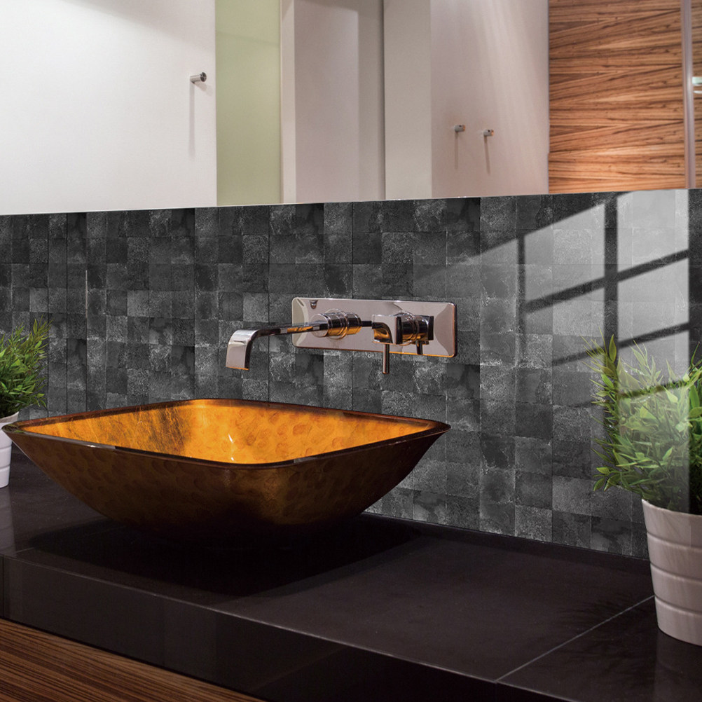 10 قطع من ملصقات الحائط ذاتية  - مراجعة Home Bathroom Tiles Design وسعره