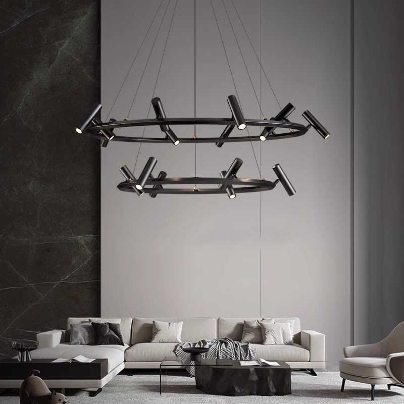 مصابيح معلقة LED دائرية عصرية  - مراجعة Home Bathroom Lighting Design وسعره