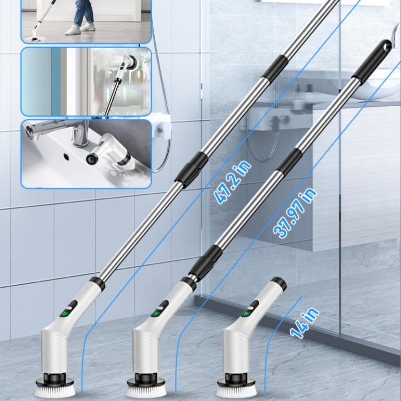 فرشاة تنظيف كهربائية دوارة 9 ف - مراجعة Home Bathroom Cleaning Machine وسعره