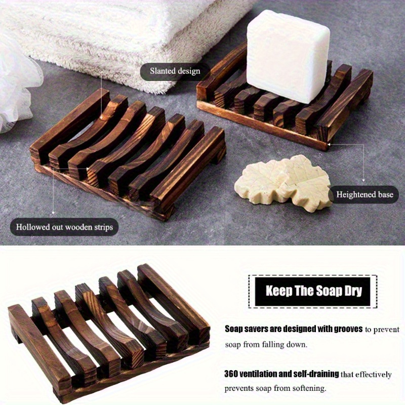 حامل صابون خشبي طبيعي، صينية ص - مراجعة Home Bathroom Vent وسعره